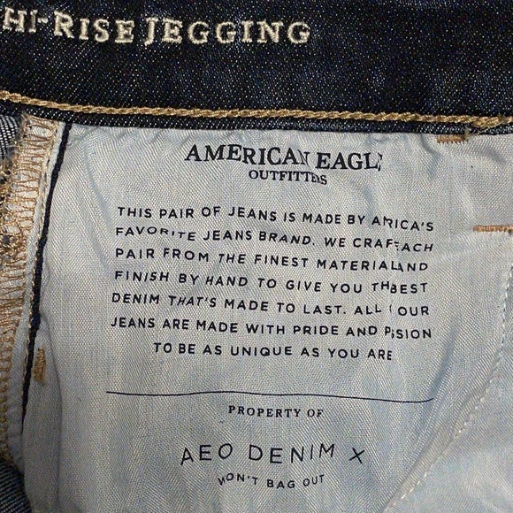 American Eagle Outfitters Jegging Jeans - Super Super Stretch X -Size 4 (26-27”) - Picture 15 of 15
